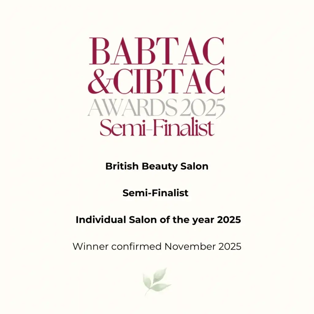 Babtac Award Nomination to British Beauty for salon of the year 2025.
