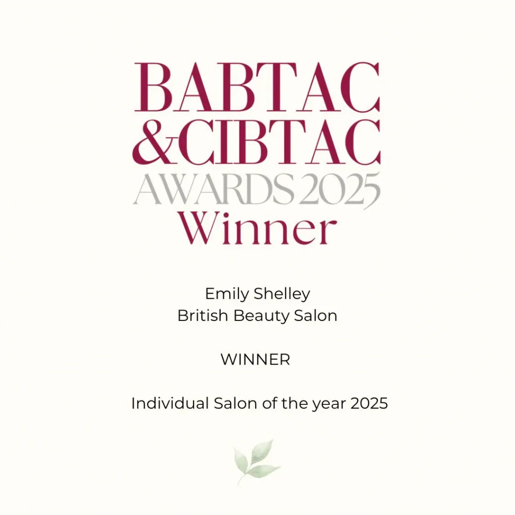 Babtac Award Winner to British Beauty for salon of the year 2025.